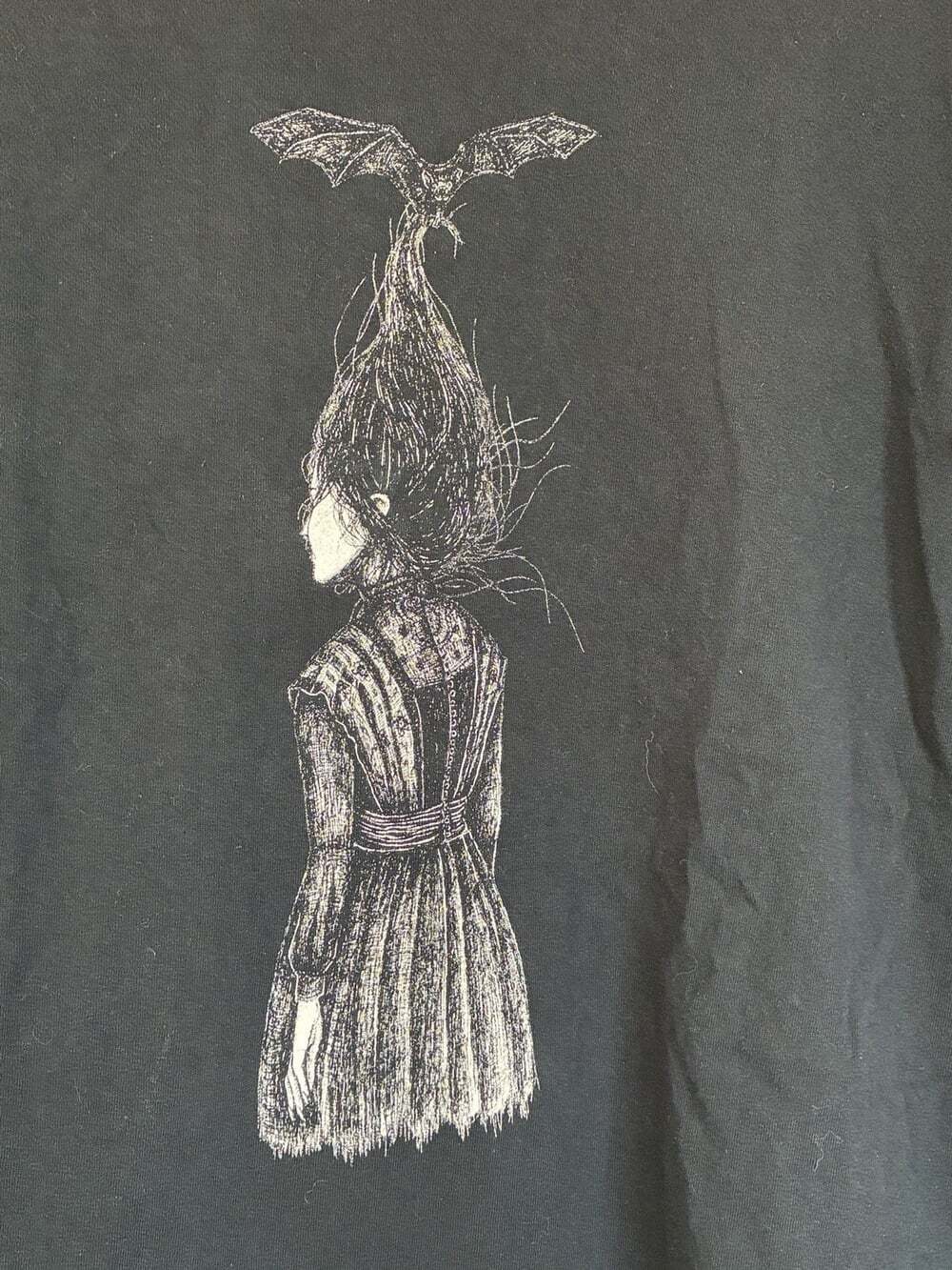 Women’s “Summoned By Darkness”Black Tee Shirt Medium Halloween Goth, Vampire - Picture 2 of 6